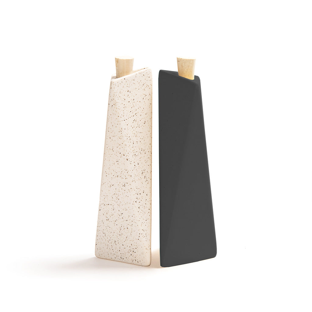 Set de aceite y vinagre Triangular